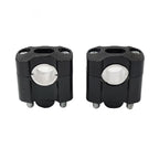 Handlebar Fat Bar Mount Clamps Risers Adaptor for Dirt Pit Bike (7/8 to 1-1/8)