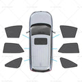 Set of 2 Magnetic Mesh Sun Blind Shades for Lexus NX (2022–2024)