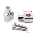 7/8" 22mm Aluminium Handle Bar Mount Risers Clamp for ATV Quad