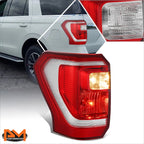 Driver LH Chrome Outer Tail Light Stop Brake Lamp for Ford Expedition (2018–2021)