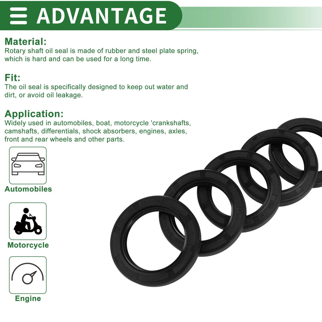 Oil Seal for Rotary Shaft (52x75x12mm)
