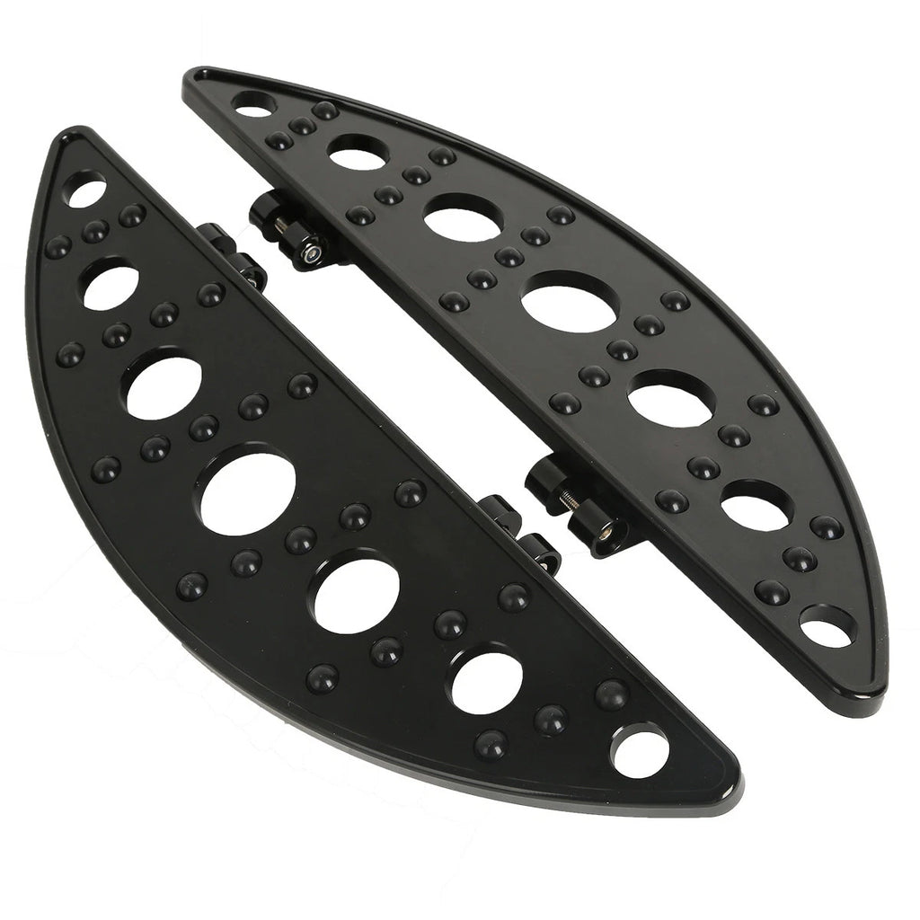 Front Driver Half Moon Footboard for Harley Touring Electra Road Glide (1986–Up)