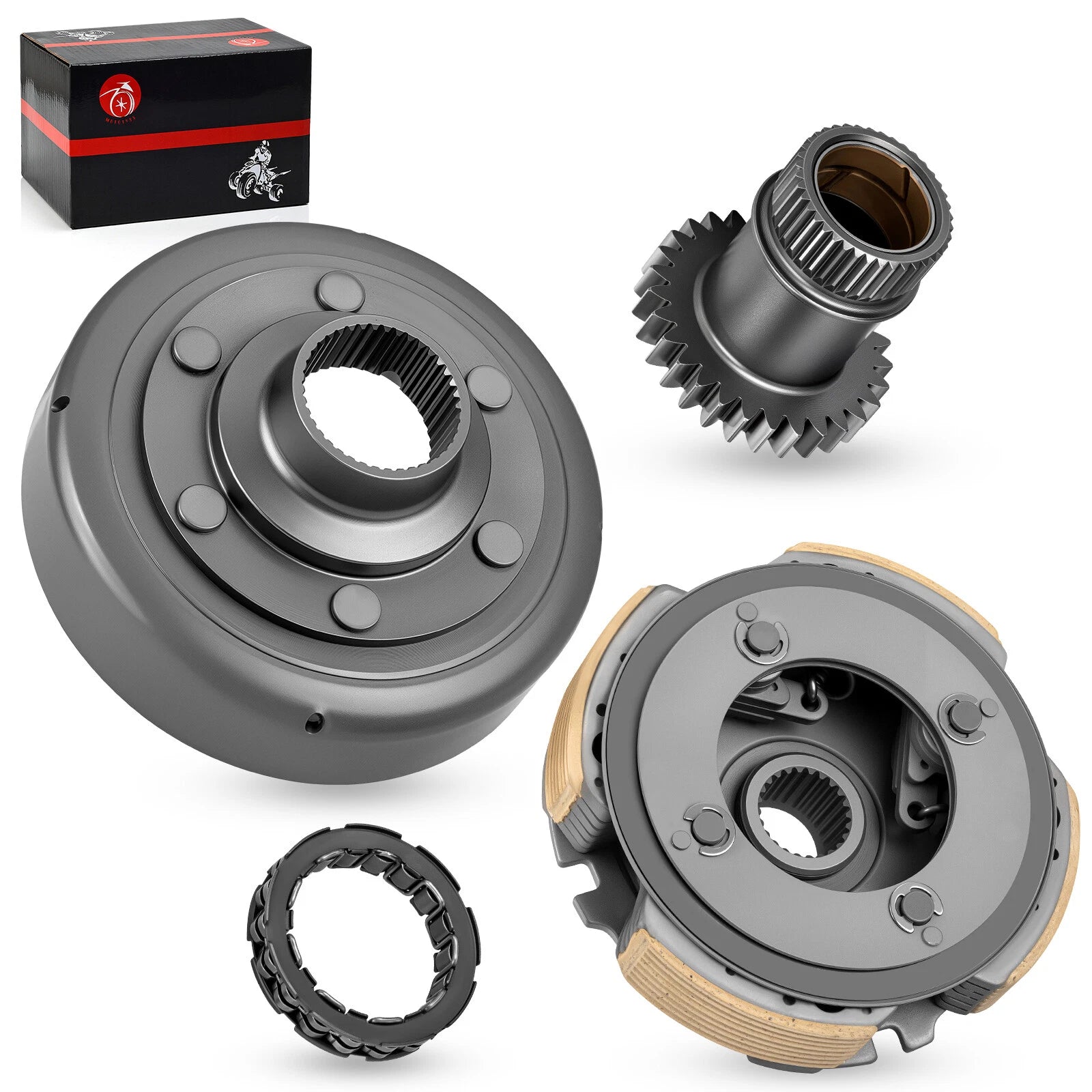 Wet Clutch Drum Housing Bearing Drive Gear for Honda Rancher 420 (2007–2023)