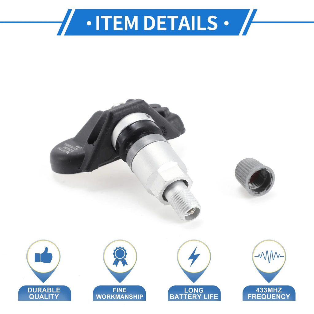 Tire Pressure Sensor 433MHz for Volkswagen Touareg (2015–2018) No.5Q0907275F