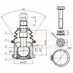 Set of 4 Ball Joints for Ford Explorer (1995-2001)