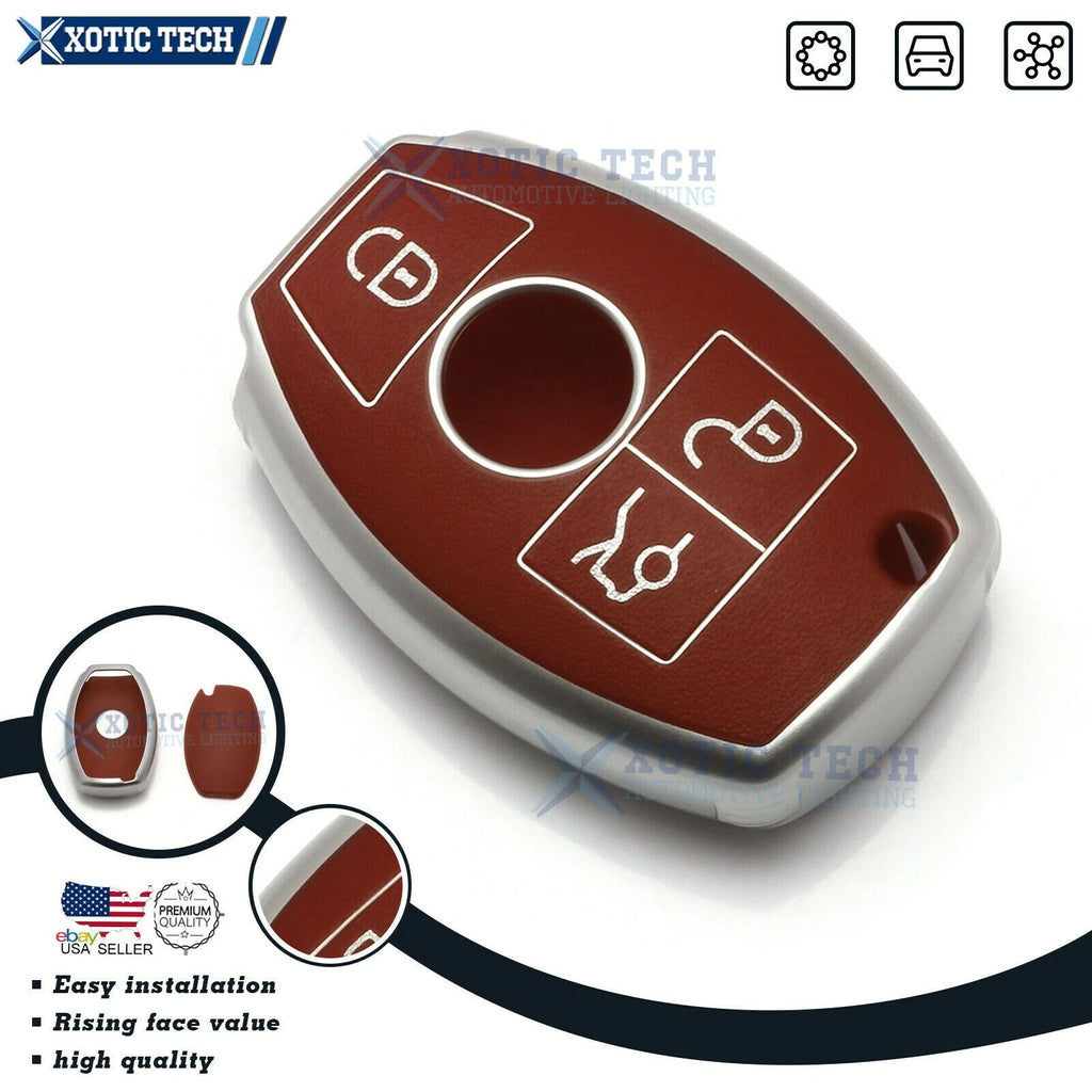 3-Button Smart Key Holder Protector for Mercedes-Benz C-Class (2009–2018)