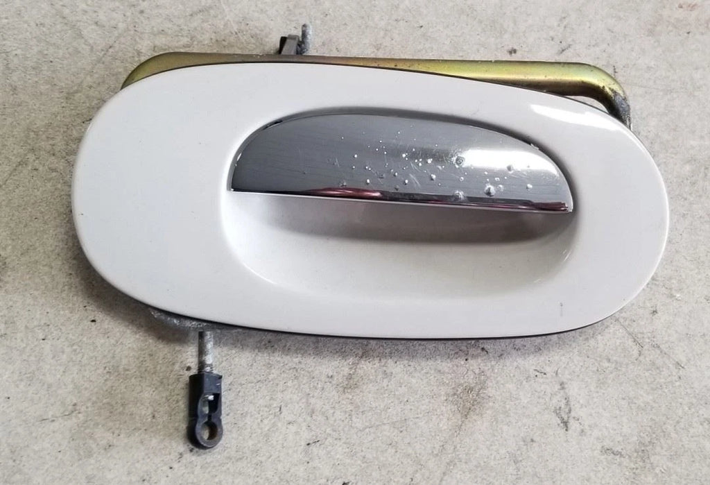 Exterior Door Handle Set of 2 for Jaguar XJ8 XJR VDP (1998–2003) White Chrome