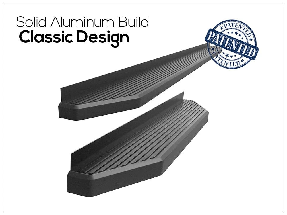 iBoard Black Running Boards for Mercedes-Benz Metris (2016-2023)