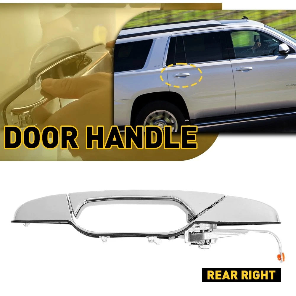 Rear Passenger Right Exterior Door Handle for Silverado, Cadillac, Yukon, Sierra