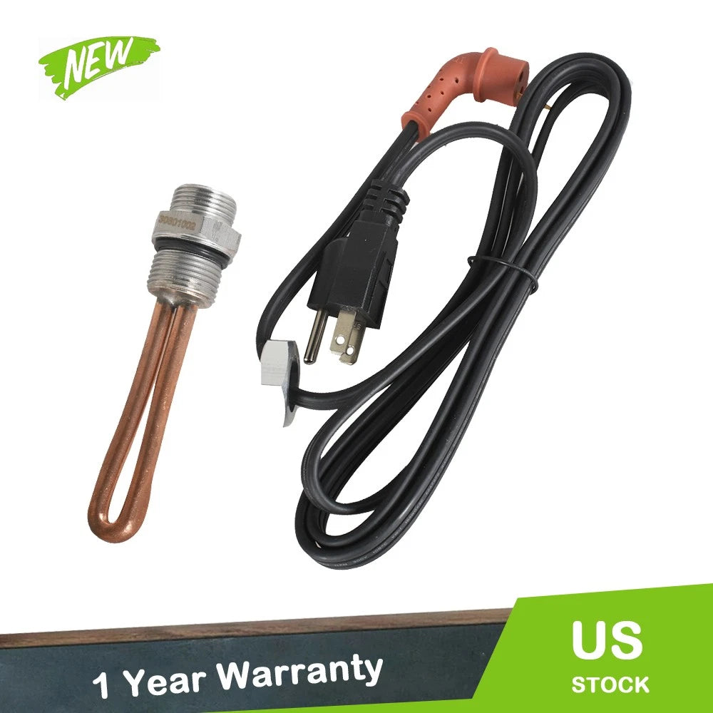 Engine Block Heater Element & Cable for Ford F350 F450 F550 (2003–2010)