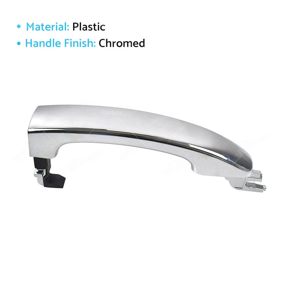 Set of 4 Outer Door Handles Chrome for Ford FG Falcon (2008–2016)
