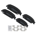 Set of 4 Rear Ceramic Brake Pads for GMC Yukon Cadillac Escalade ESV (2007–2014)