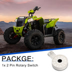 2X Rotary Switch 2 Pin Resistive 7662383 for Polaris Scrambler Sportsman 850 1000