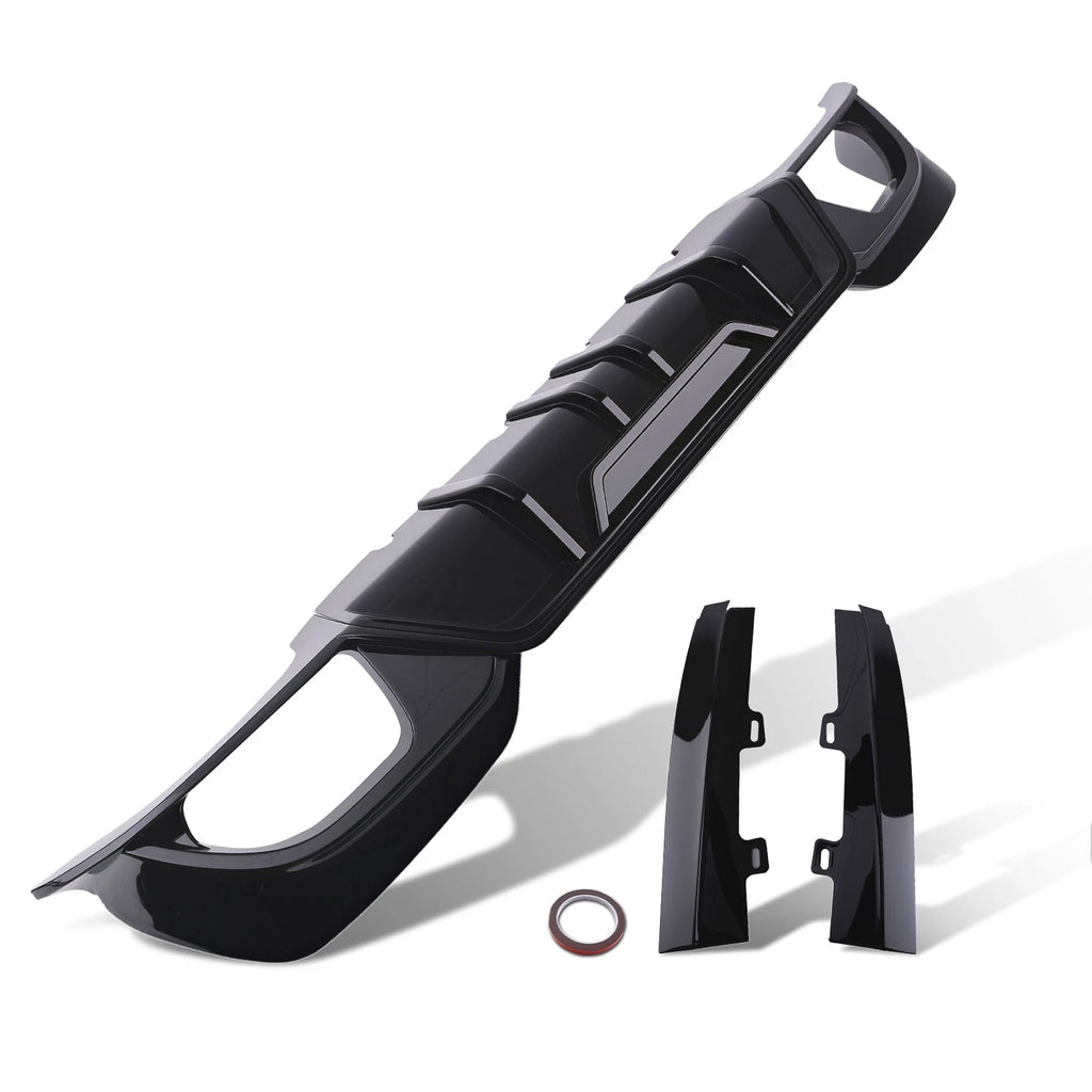Glossy Black Sport Kit Rear Diffuser for BMW G20 3 Series M Sport (2019–2022)