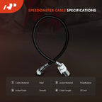 20" Speedometer Cable for Ford F-350, Lincoln Continental, Town Car
