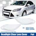Pair Headlight Clear Lens Shell Cover for Ford Focus (2012–2014) No.BM5Z13008BM