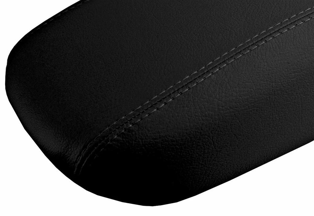 Leather Console Lid Pull Over Cover for Dodge Dart (2013–2016) Black
