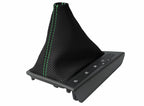 Automatic Shift Boot Cover for Kia Optima (2011–2015) Carbon Fiber Green Stitch