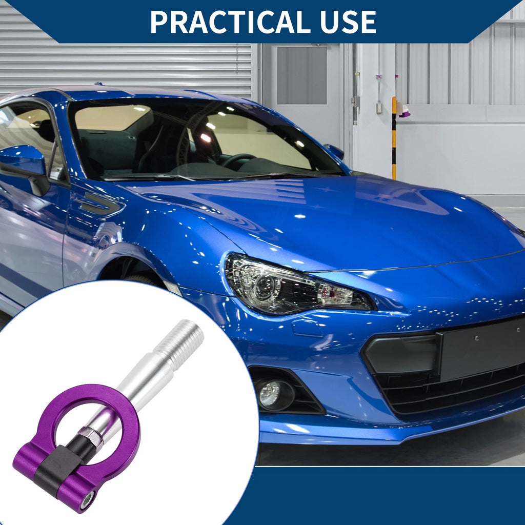 Tow Hook Ring for Mitsubishi Lancer Evolution (1 pcs, 23.5cm, Purple)