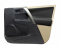 Door Panel Insert Cards Cover for Toyota RAV4 (2013–2018) Black PVC Leather