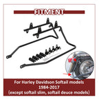 Saddlebag Conversion Bracket Hardware for Harley Softail Fatboy (1984–2017)