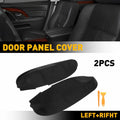 2X Front Door Armrest Covers for Acura RL (2005–2012) Black EXV
