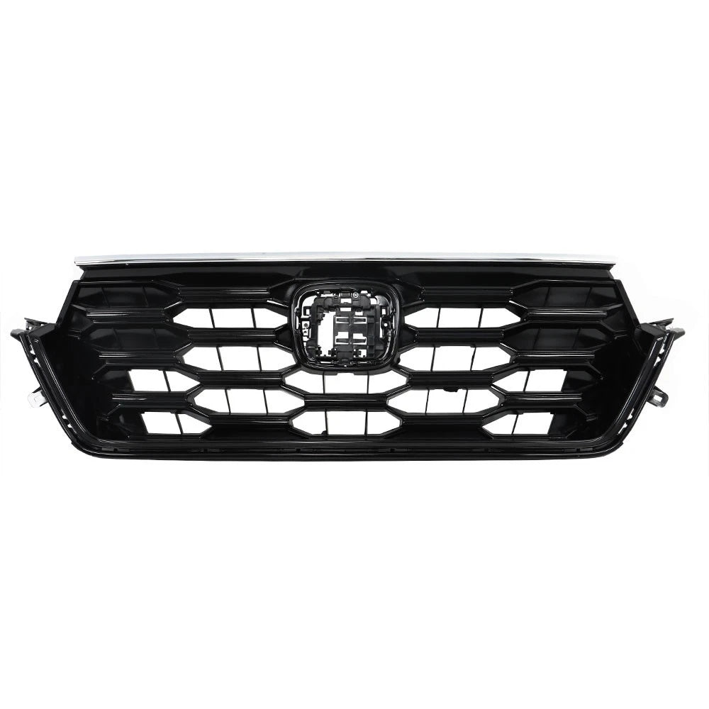 Front Upper Grille Replacement for Honda CR-V (2023–2024) Gloss Black