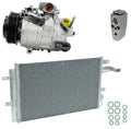A C Compressor Kit w Condenser Replacement for Police Interceptor (2018–2018)
