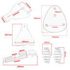 Bobber Solo Driver Seat Spring Base Kit for Honda Yamaha Kawasaki