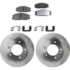 Front Brake Disc Rotors and Pads Kit for Kia Sorento (2003–2006)
