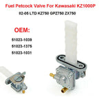 Fuel Valve Petcock Switch Assembly for Kawasaki KZ1000P Police (1978–1985)