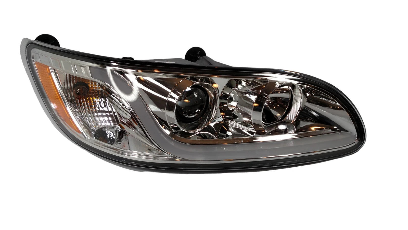 Chrome Headlight Dual Function LED Running Light Right for Peterbilt 382-387 (2006–2012)