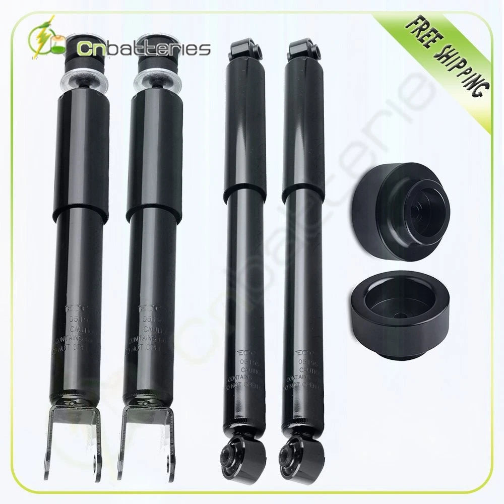 1.5" Rear Leveling Kit & Complete Struts Shocks for Chevy Tahoe GMC Yukon (2001–2006)