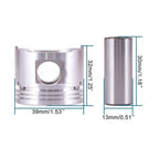 39mm Piston Kit with Rings for 49cc 50cc GY6 139QMB Engine