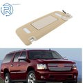 Beige Driver Left Sun Visor for Silverado Tahoe Yukon Suburban (2007–2014)