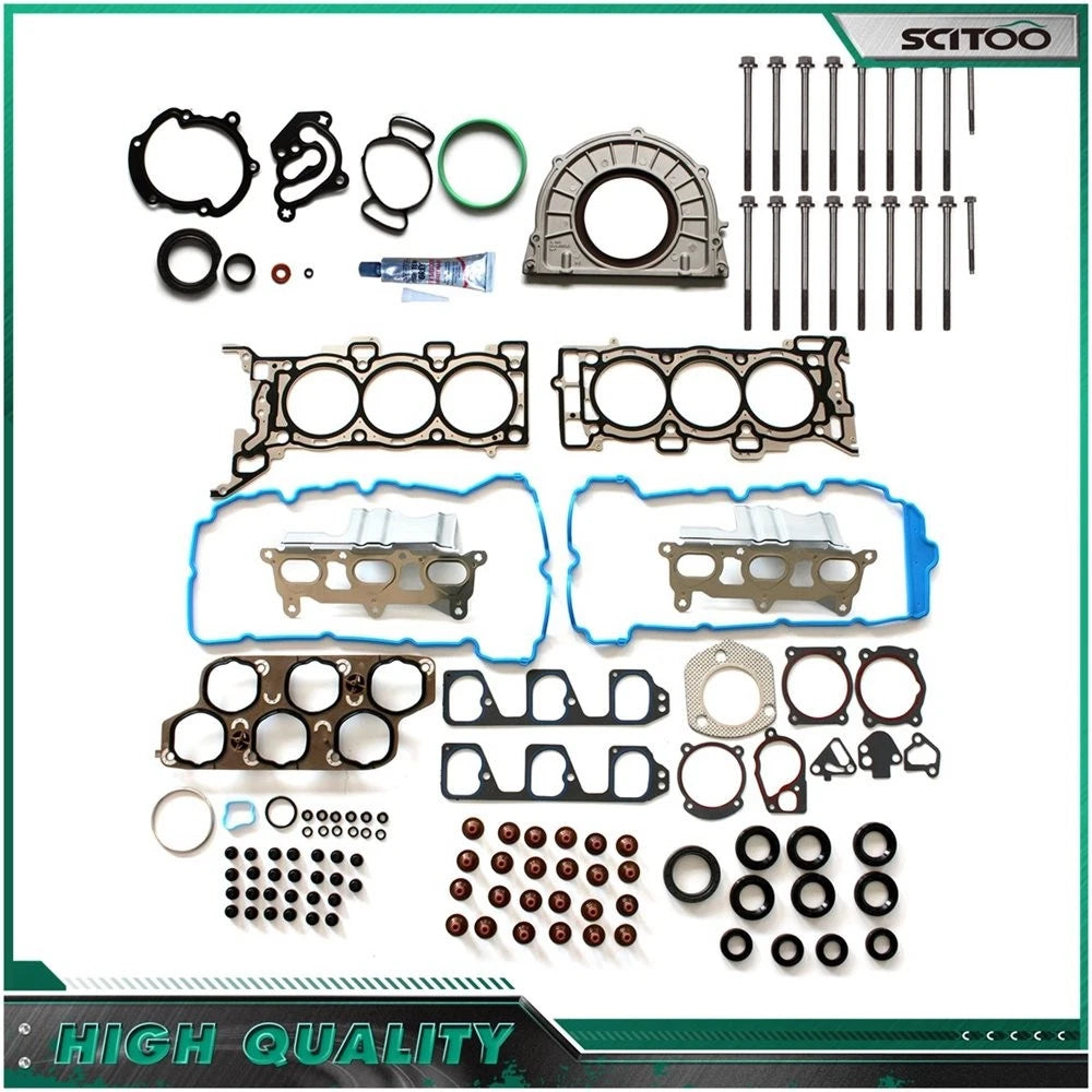 Full Head Gasket Set w/ Bolts for Chevrolet Malibu 2008–2012 3.6L V6