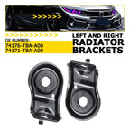 2X Radiator Mounting Brackets for Honda Civic (2016–2021) 74171-TBAA00