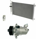 A/C Compressor Kit With Condenser for Nissan Versa 1.8L (2007–2008)