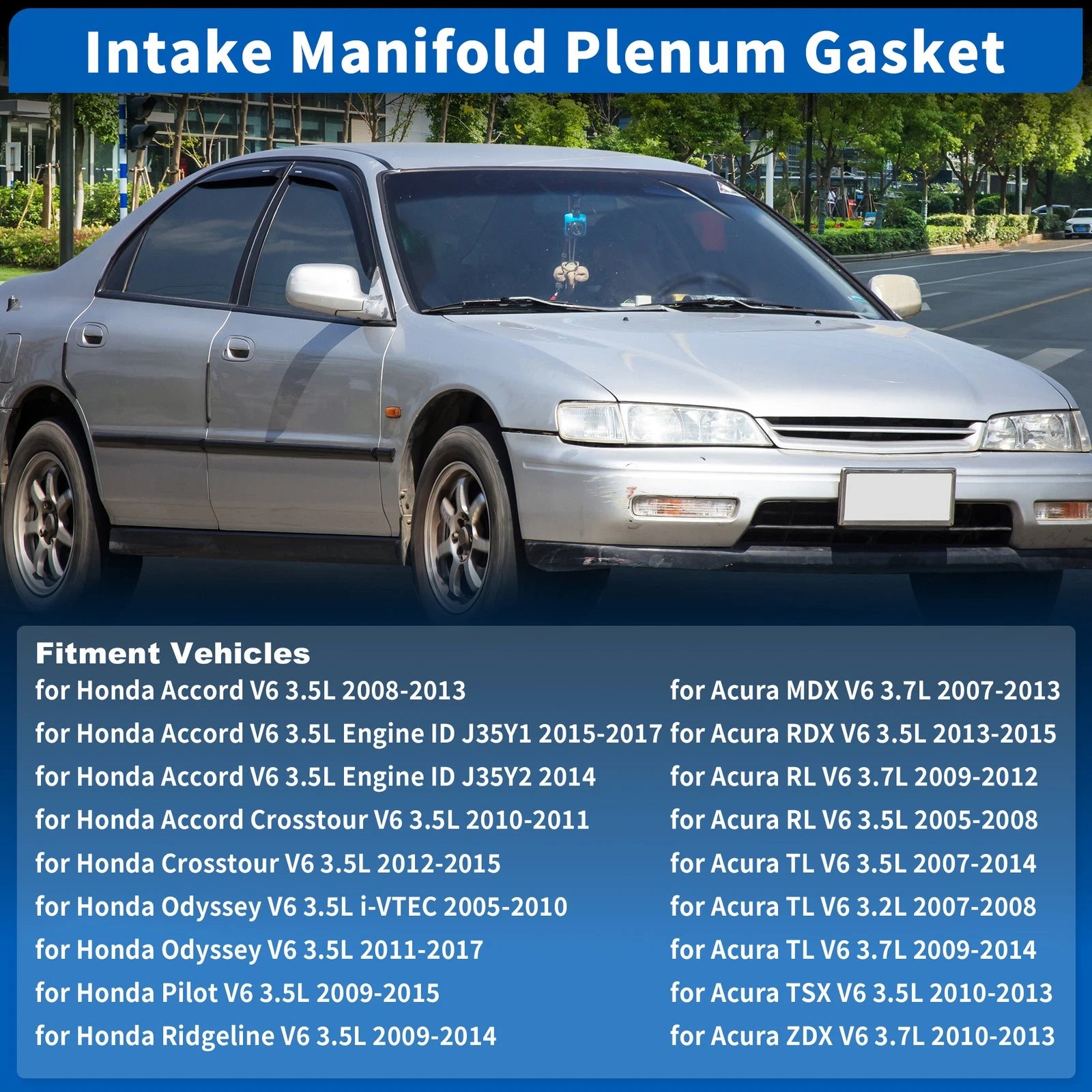 Upper Intake Manifold Plenum Gasket SGA12396 for Honda Accord (2008–2013)