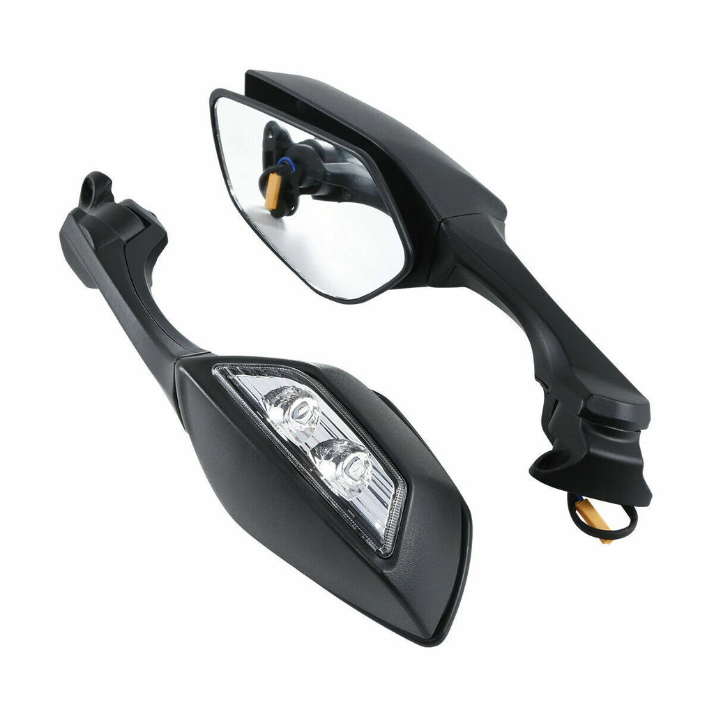 LED Turn Signal Rear-View Mirrors for Kawasaki Ninja ZX10R (2016–2025)