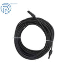 Set of 2 Solar Panel Extension Cables for Various Models (20M, 12AWG)