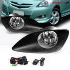 Set of 2 Clear Lens Fog Lights for Toyota Yaris (2006–2011)