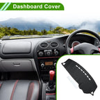 Dashboard Cover for Mitsubishi Lancer (2008–2017) Dash Mat Carpet Black Red