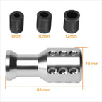 6-Speed Manual Shift Knob for J2 Goblet Style (Silver) + 8/10/12mm Adapters