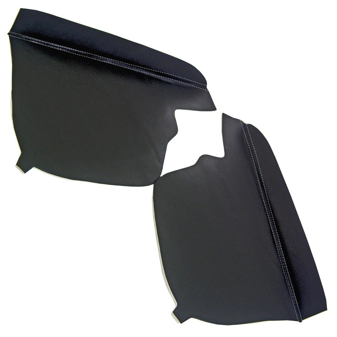 2X Door Armrest Leather Replacement for Honda Odyssey (2011–2017) Gray Stitch