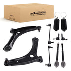 10x Front Lower Control Arm Sway Bar Tie Rod for Jeep Compass Patriot (2007–2017)