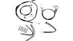 Burly 14" Cable Brake Line Kit for Harley-Davidson Softail (2011–2015)