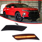 2X Smoked Amber LED Front Side Marker Light for Cadillac ATS (2013–2014) & XT5 (2017–2023)