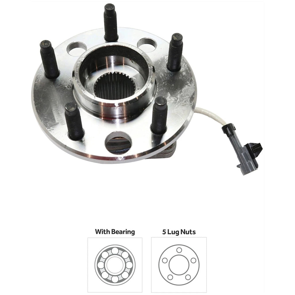 2X Wheel Hubs for Chevy Impala