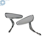 Chrome Rear View Side Mirrors for Breakout Wide Glide